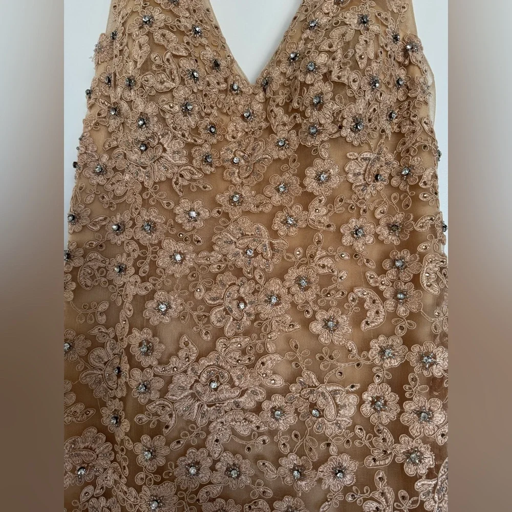 Gold Prom/Grad Dress - Picture 4 of 5